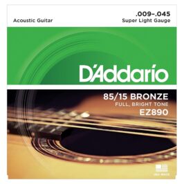 D'Addario EZ890 Bronze 09-45 Super Light