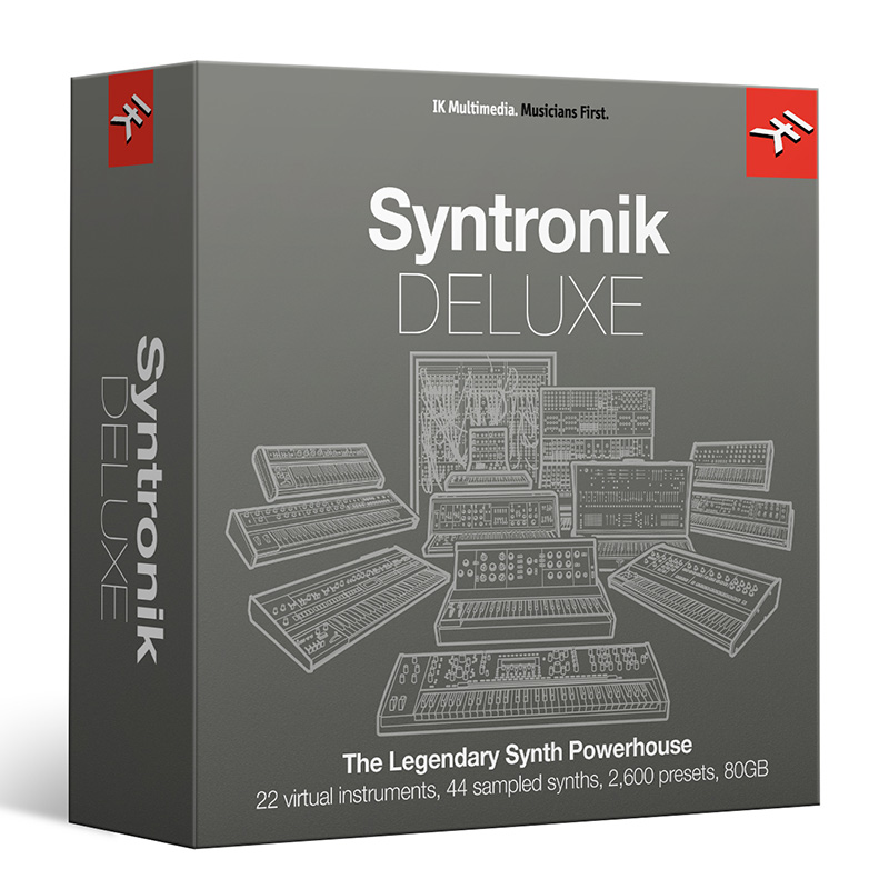 IK Multimedia Syntronik DELUXE – UPGRADE from Syntronik and Total Studio 2 MAX
