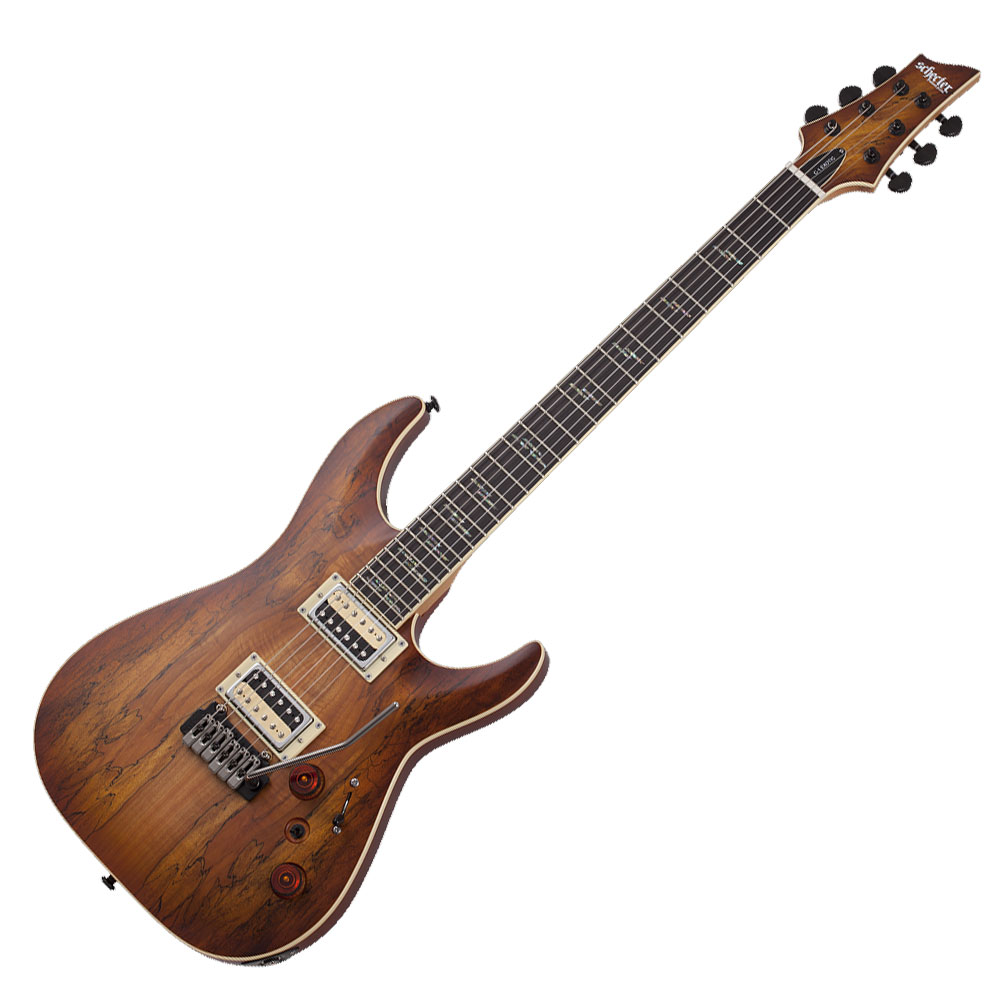 Schecter C-1 Exotic Spalted Maple 3338