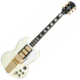 Epiphone 1963 Les Paul SG Custom Maestro Vibrola Classic White Epiphone 1963 Les Paul SG Custom Maestro Vibrola Classic White