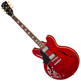 ES-335 Figured, Left-Handed, Sixties Cherry 1 ES-335 Figured, Left-Handed, Sixties Cherry 1
