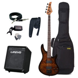 Schecter C-4 Tobacoo Burl Lirevo B40 paket Schecter C-4 Tobacoo Burl Lirevo B40 paket