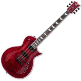 LTD EC-1000QM See Thru Black Cherry 1
