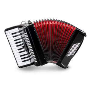 Classic Cantabile 48 Bass Accordion "Secondo V" Black