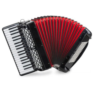 Classic Cantabile 96-Bass Accordion "Secondo V" Black