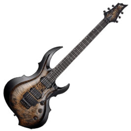 ESP FRX Custom Burled Maple See Thru Black Sunburst