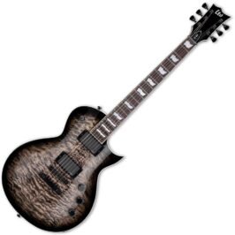 LTD EC-400 QM SEE THRU BLACK SUNBURST 1