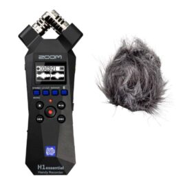 Zoom H1essential sa WSH-4e zaštitom od vetra Zoom H1essential sa WSH-4e zaštitom od vetra