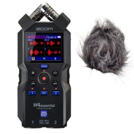 Zoom H4 Essential sa WSH-4e zaštitom od vetra Zoom H4 Essential sa WSH-4e zaštitom od vetra